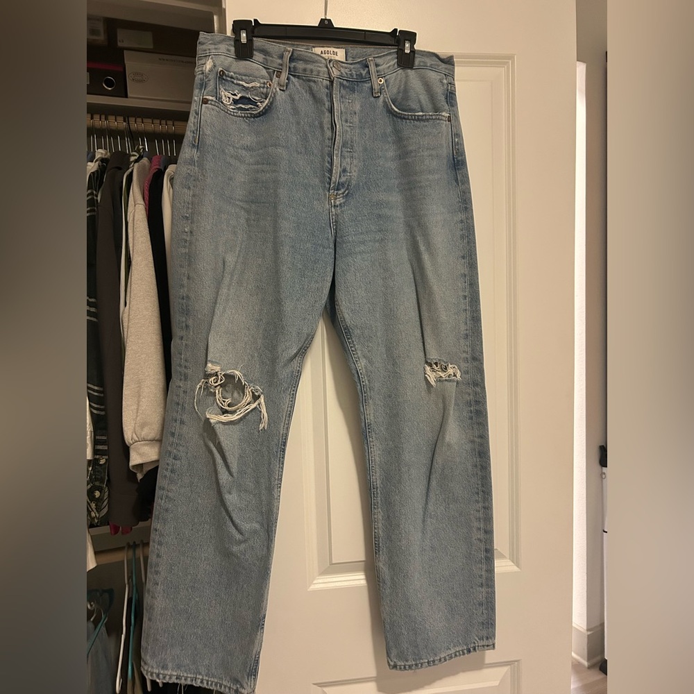 Agolde Light Blue Denim Jeans